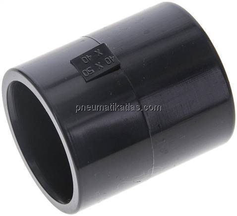 Klebemuffe, PVC-U, 40x50mm - 40mm