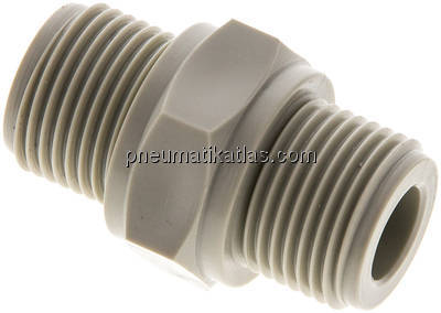 Doppelnippel G 3/8"-G 3/8", Polypropylen