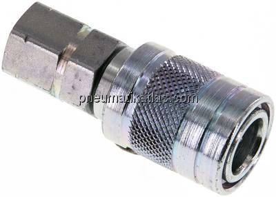 Steckkupplung ISO7241-1A, Muffe Baugr.1, G 1/4"(IG)