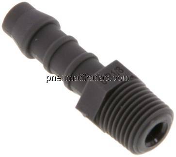 Gewindetülle R 1/8"-6 (1/4")mm, PA 6