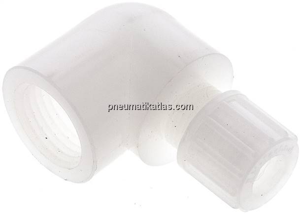 Winkel-Aufschraubverschraubung G 1/2"-10x8mm, PVDF