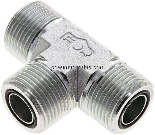 ORFS-T-Verschraubung UN 1-3/16"-12(AG)
