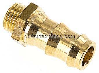 Steckanschluss G 1/4" AG, Messing, 12,7mm GSP-Schlauch