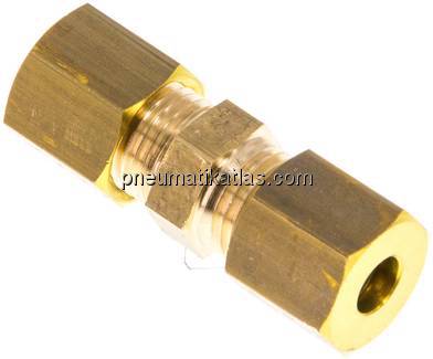Gerade Klemmringverschraubung 5 (M10x1)mm, Messing