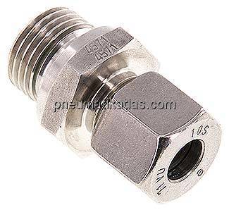 Gerade Schneidringverschr. G 1/2"-10 S (M18x1,5), 1.4571