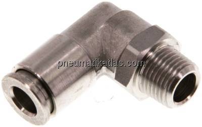 Winkel-Steckanschluss, pos. R 1/8"-6mm, IQS-Edelstahl