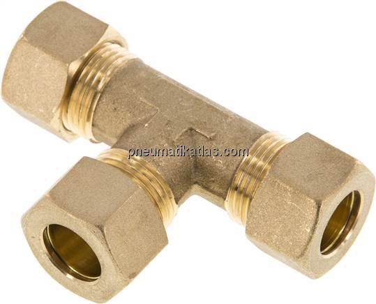 T-Klemmringverschraubung 14 (M20x1,5)mm, Messing