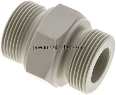 Doppelnippel G 1-1/4"-G 1-1/4", Polypropylen