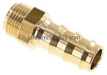 Steckanschluss G 1/2" AG, Messing, 15,9mm GSP-Schlauch