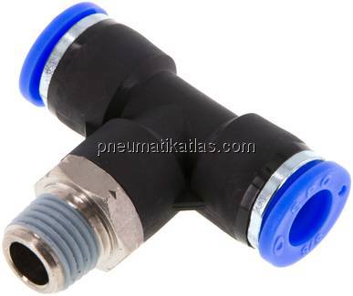 T-Steckanschluss NPT 1/4"-3/8" (9,52 mm), IQS-Inch