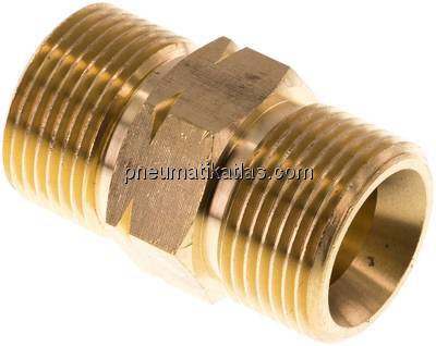 Doppelnippel G 3/4"-G 3/4" LH, Messing
