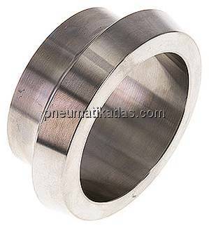 Kegelstutzen (Milchgewinde) 68mm Kegel-53,0mm, 1.4404