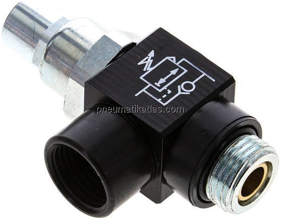 Luft-Sparventil G 1/2"-G 1/2"