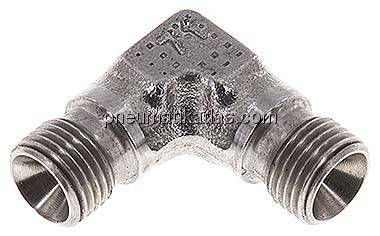 90°-Winkel, 60°Konus G 1/8"-G 1/8" (AG), V4A