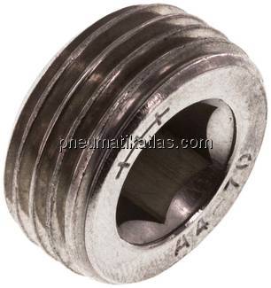 Verschlussstopfen Innenskt. R 1/2", V4A