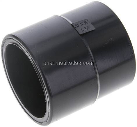 Klebemuffe, PVC-U, 50x63mm - 50mm