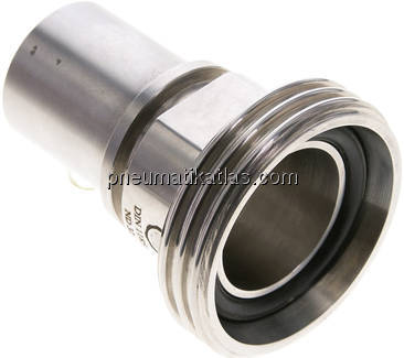 Schlauchgewindestutzen (Milchgew.) Rd 58 x 1/6"-32 (1-1/4")mm