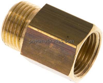 Gewindeverlängerung G 3/8"-19mm, Messing