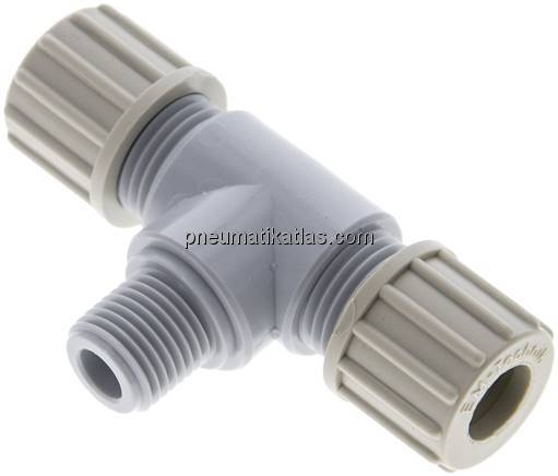 T-Verschraubung G 1/4"-10x8mm, PA