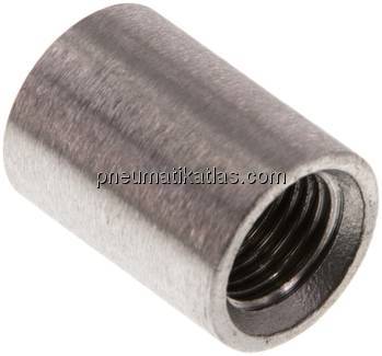 Rundmuffe Rp 1/4"-Rp 1/4", 1.4408