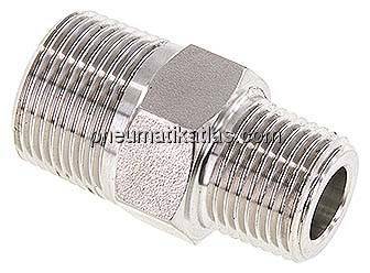 Doppelnippel NPT 3/4"-NPT 1/2", 1.4571