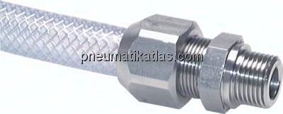 Gerade Verschraubung G 1/2"-20x13mm, 1.4571