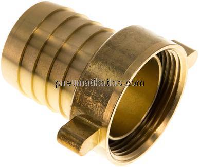 2/3-Schlauchtülle, mit Mutter G 1-1/2"-38 (1-1/2")mm, gerade