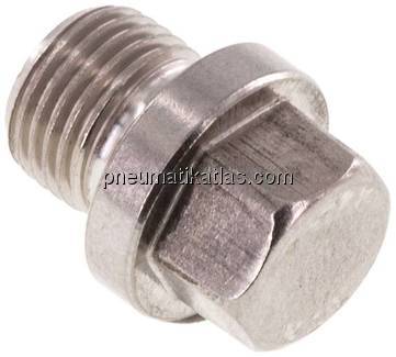 Verschlussstopfen Außenskt. G 1/8", V4A