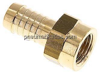 Aufschraub-Schlauchtülle M 16x1,5-13 (1/2")mm, Messing