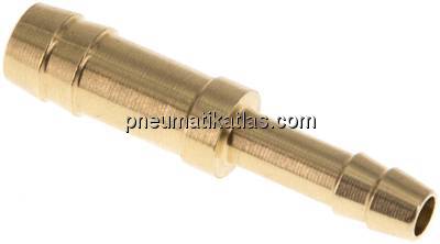 Schlauchverbindungsrohr 9 (3/8")mm-6 (1/4")mm, Messing