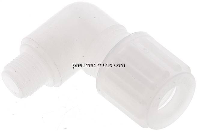 Winkel-Verschraubung G 1/8"-8x6mm, PVDF