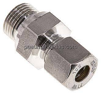 Gerade Schneidringverschr. G 1/2"-10 S (M18x1,5), Klemmring 1.4571 (NC)