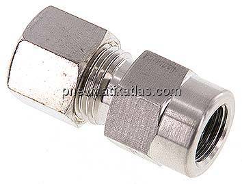 Manometer-Schneidringverschr. G 1/4"-10 L (M16x1,5), Klemmring 1.4571 (NC)
