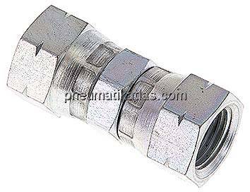 Gerader Verbinder JIC, UNF 9/16"-18-UNF 9/16"-18