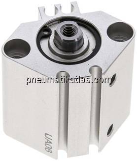 Kompaktzylinder, doppeltwirkend, Kolben 20mm, Hub 10mm