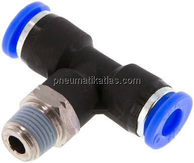 T-Steckanschluss NPT 1/8"-1/4" (6,35 mm), IQS-Inch