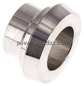 Kegelstutzen (Milchgewinde) 28mm Kegel-19,0mm, 1.4404