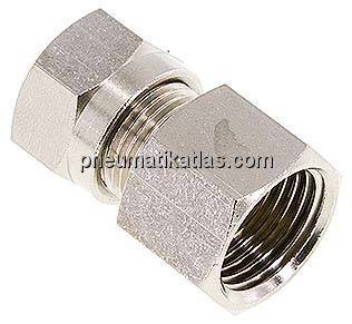 Aufschraub-Schneidringverschr. 12 L (M18x1,5)-G 1/2", Messing vernickelt
