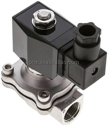2/2-Wege ES-Magnetventil G 1/2", 0-6/10 (DC/AC) bar, NC