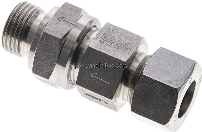 Hydraulik-Rückschlagventil 15 L (M22x1,5)-G 1/2", 1.4571