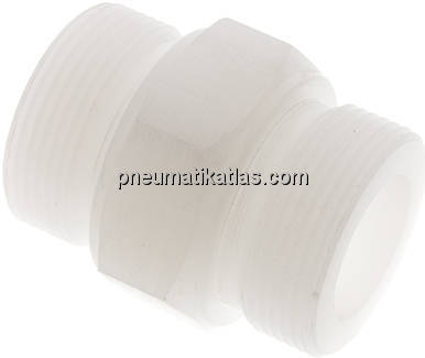 Doppelnippel G 1-1/2"-G 1-1/2", PVDF