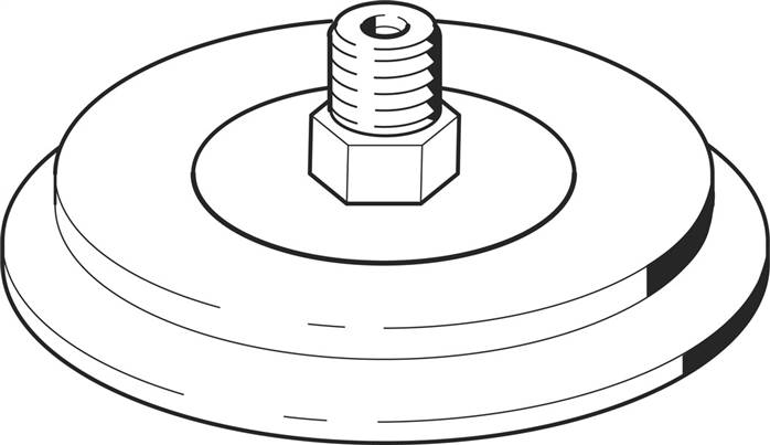 VAS-100-1/4-SI-B (1386376) Vakuumsauger