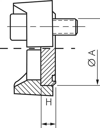 Blindplatte 1"-SAE (6000 PSI) (47,6mm) - ISO 6162