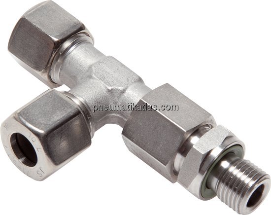 Einstellb. L-Schneidringverschraubung G 1/2"-18 L (M26x1,5), 1.4571