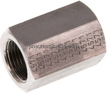 Hochdruck-Muffe G 3/8"-G 1/4", 1.4571