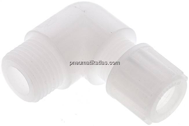 Winkel-Verschraubung G 1/2"-12x10mm, PVDF