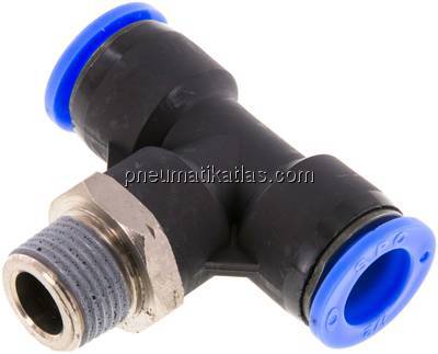 T-Steckanschluss NPT 3/8"-1/2" (12,7 mm), IQS-Inch