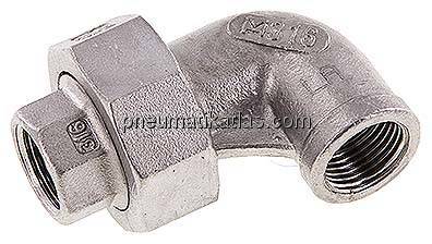 Winkel-Verschraubung konisch dichtend Rp 3/8" (IG)