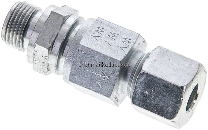Hydraulik-Rückschlagventil 10 S (M18x1,5)-G 3/8", Stahl verzinkt