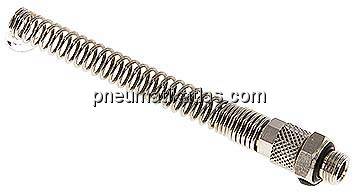 Gerade Verschraubung G 1/8"-6x4mm mit Knickschutz